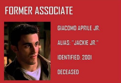 Giacomo Jackie Junior Jr Aprile Associate The Sopranos