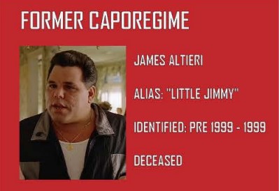 James Jimmy Altieri Caporegime Sopranos