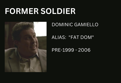Dominic Gamiello Fat Dom Soldier Sopranos