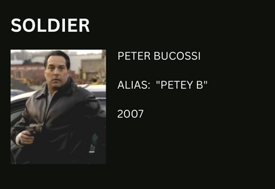 Peter Bucossi Petey B Soldier Sopranos